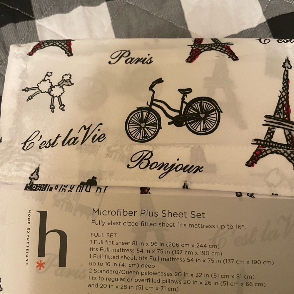 Microfiber plus sheet set (full)